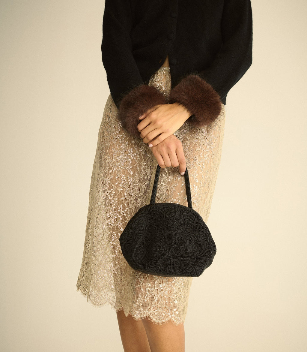 JOYA BAG -- BLACK BEADS