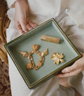DÔEN & TROVE SMALL JEWELRY TRAY -- OLIVE GREEN