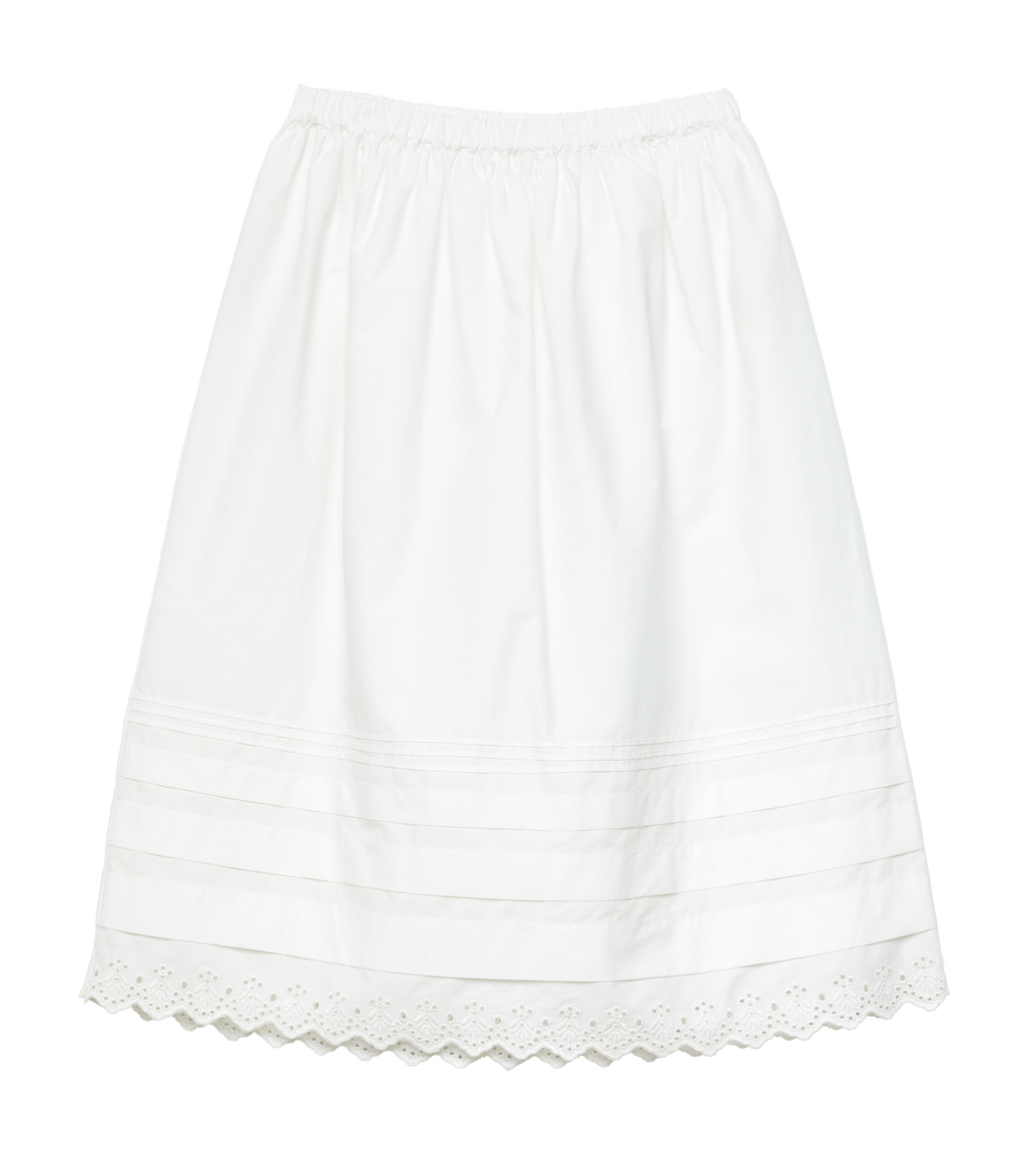 LITTLE SEBASTIANE MIDI SKIRT -- SALT