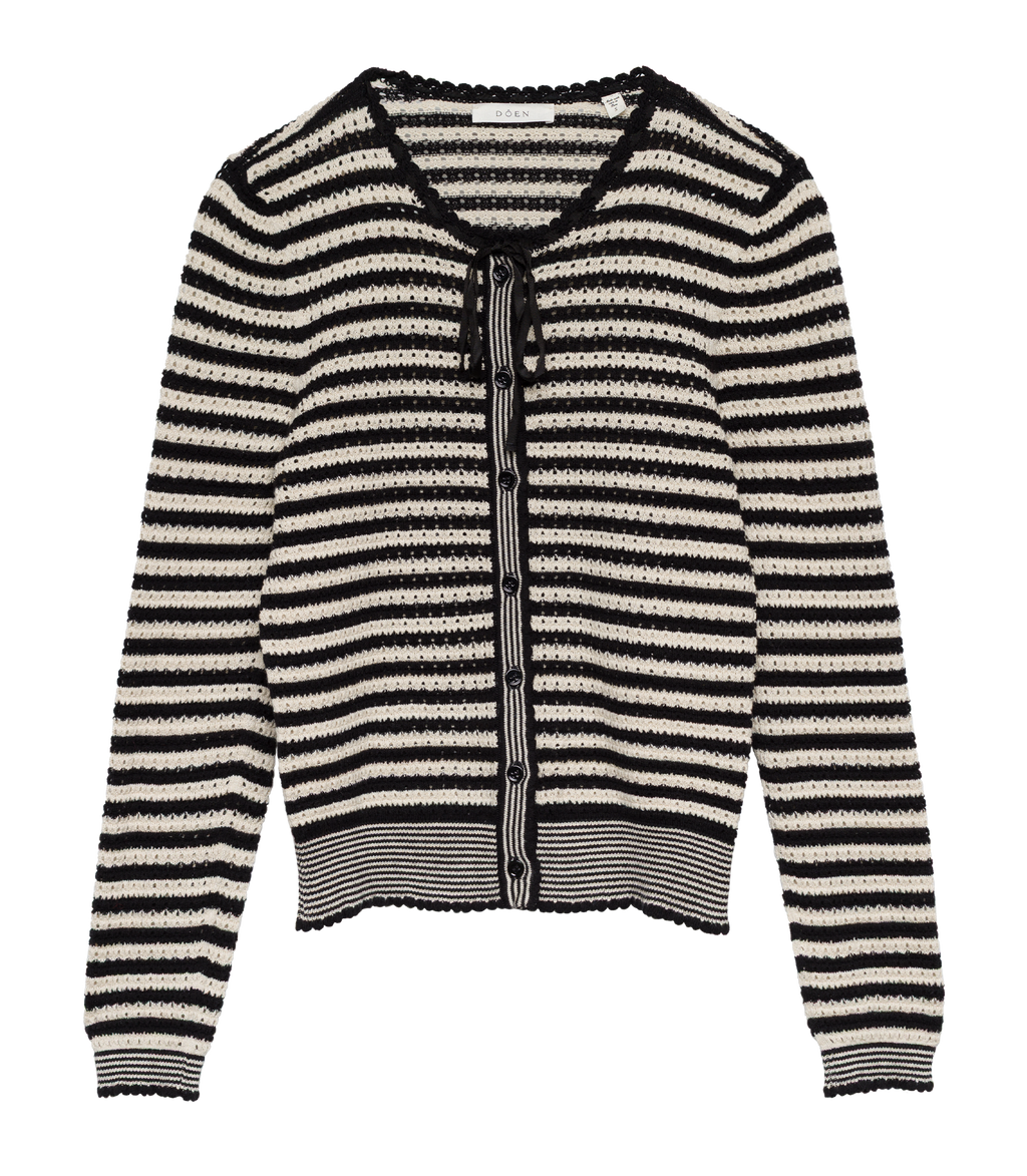 EVERLYN CARDIGAN -- SIDONIE STRIPE