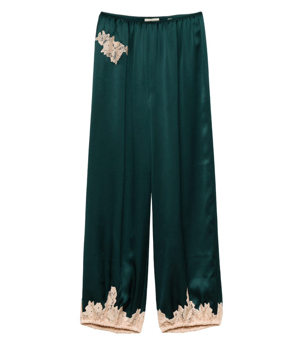 YARIA SILK SATIN PANT -- SCARAB