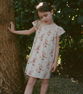 LISI DRESS -- BLANC PRAIRIE ROSE