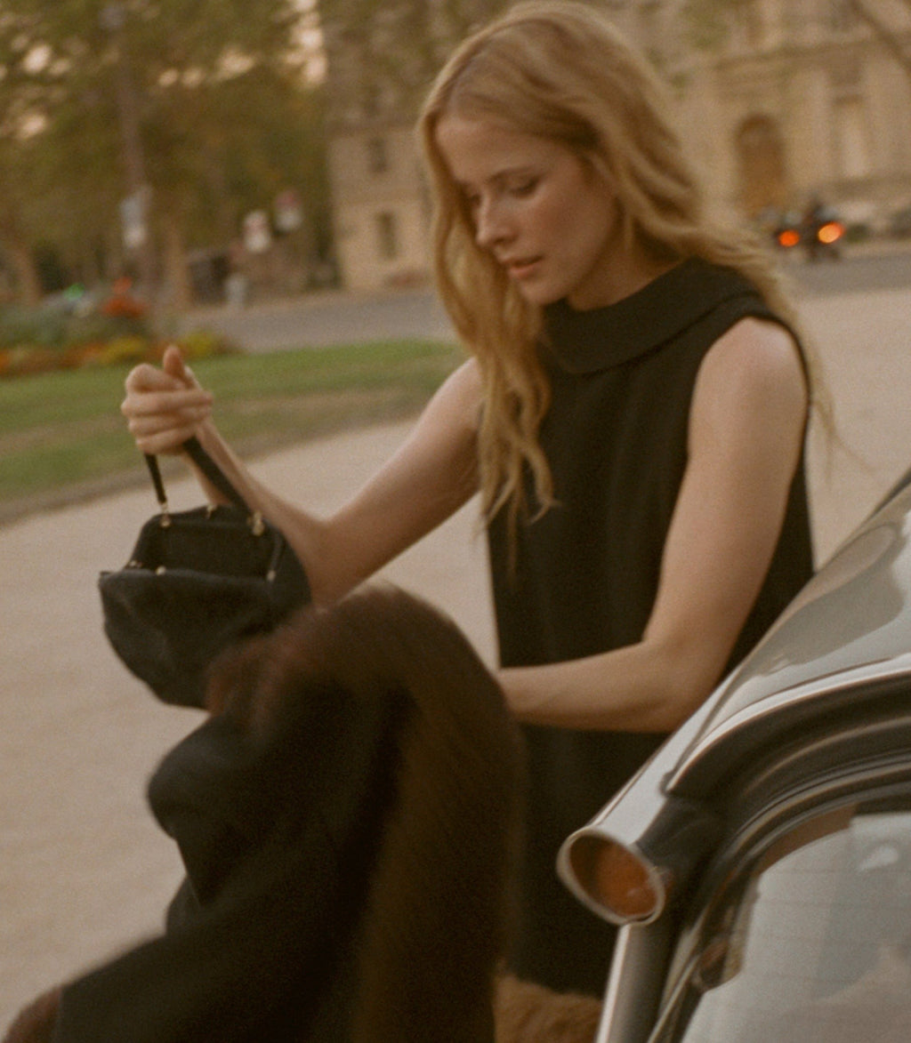 JOYA BAG -- BLACK BEADS