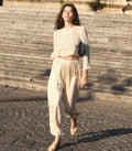 ELODINE TOP -- SEA SALT