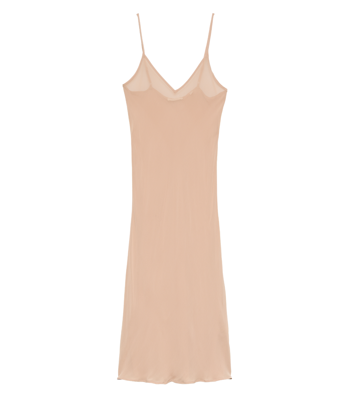 LONG DEEP V-NECK SLIP -- SAND DOLLAR