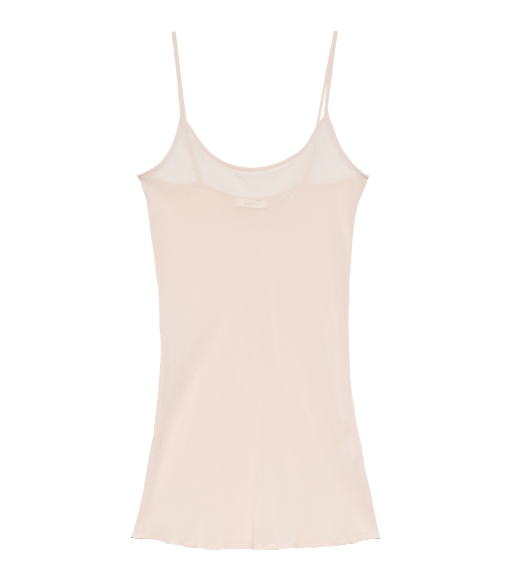 SHORT SCOOP NECK SLIP -- CONCH