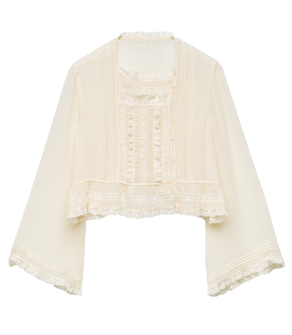 ELODINE TOP -- SEA SALT