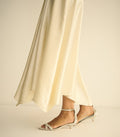 GIULIA HEEL -- DOVE PANNE VELVET