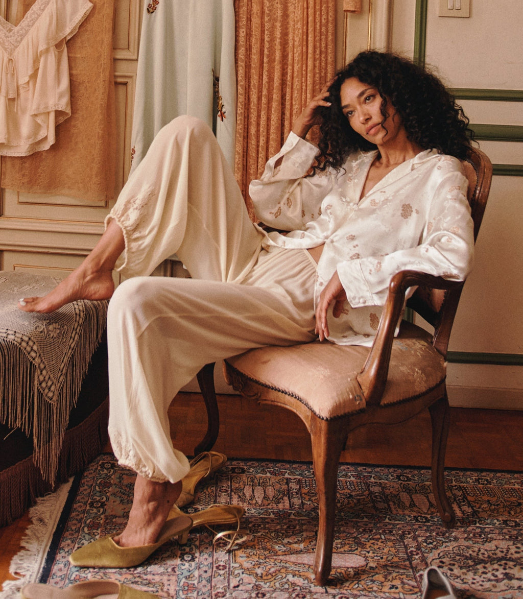 MAURISE TOP -- FRESCO TAPPEZZERIA JACQUARD
