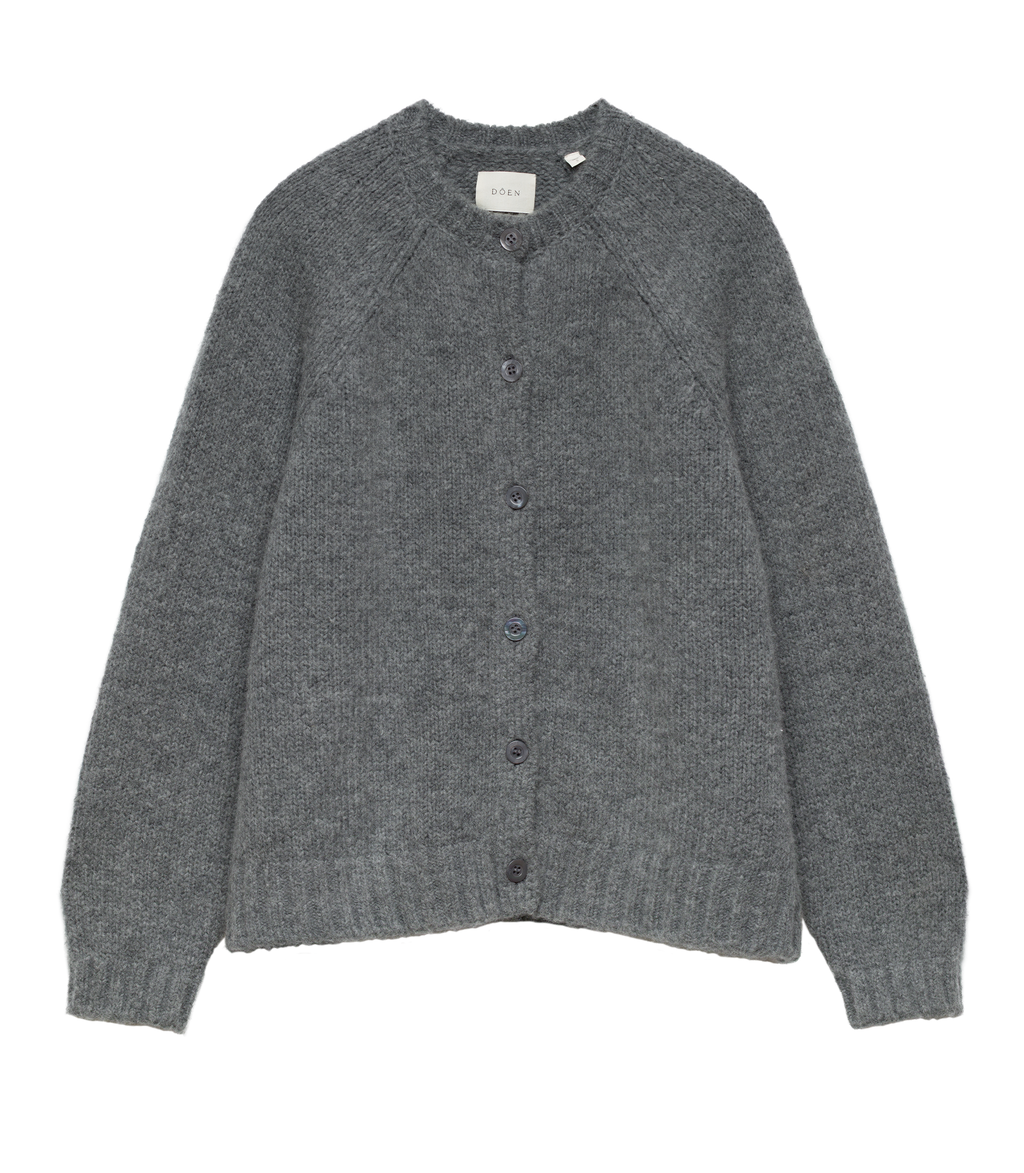 ADLEY CARDIGAN -- CHARCOAL MELANGE