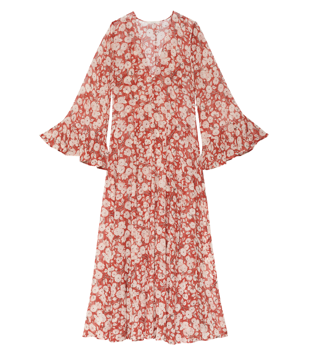 IMELDA DRESS -- ROUGE AMBRIDGE ROSE