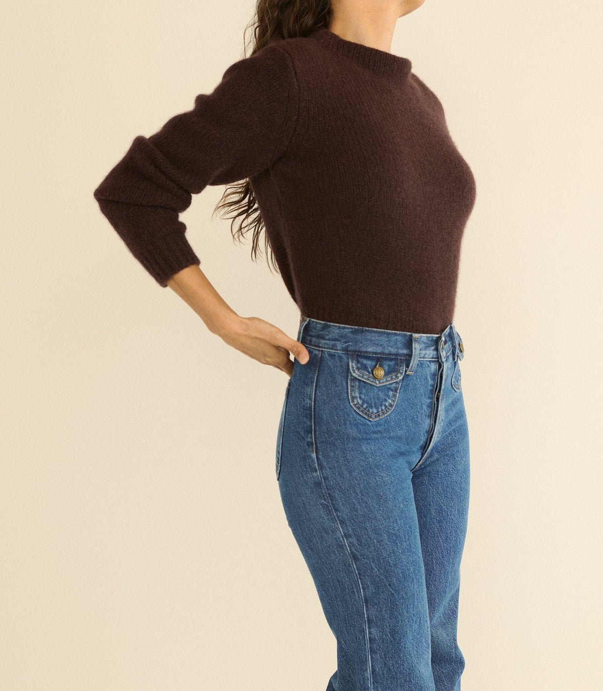 MAIRE SWEATER -- RED UMBER