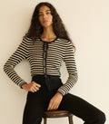 EVERLYN CARDIGAN -- SIDONIE STRIPE