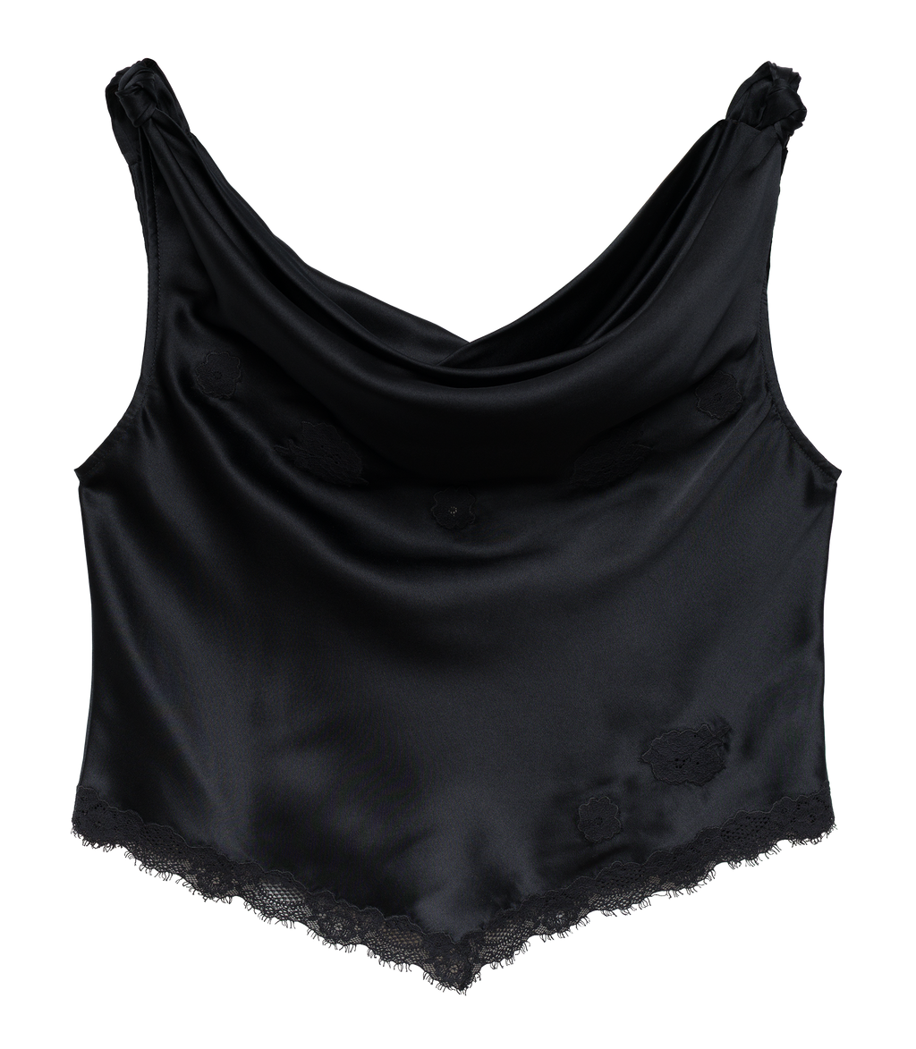 MANON TOP -- BLACK