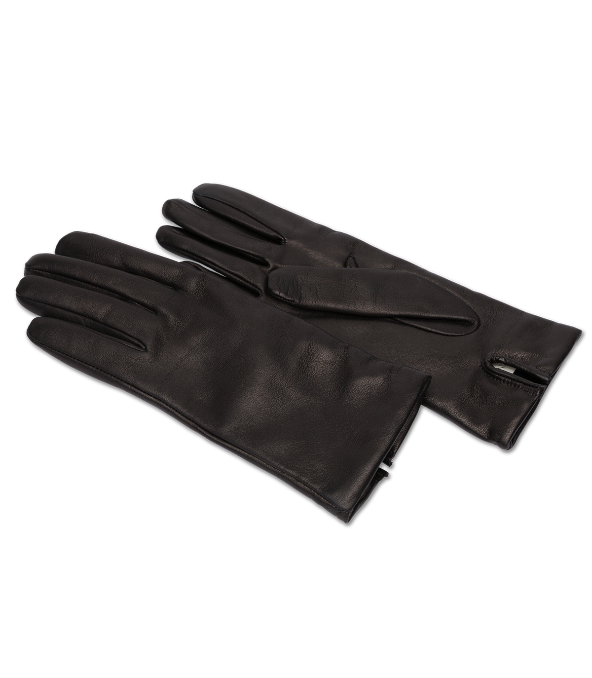 RHINE GLOVES -- BLACK LEATHER