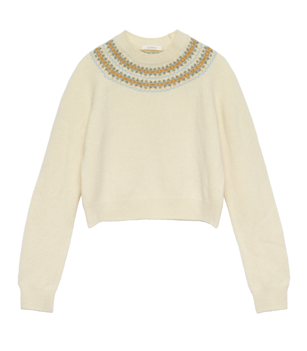 BONIFACE SWEATER -- GATEAU ANNECY FAIR ISLE
