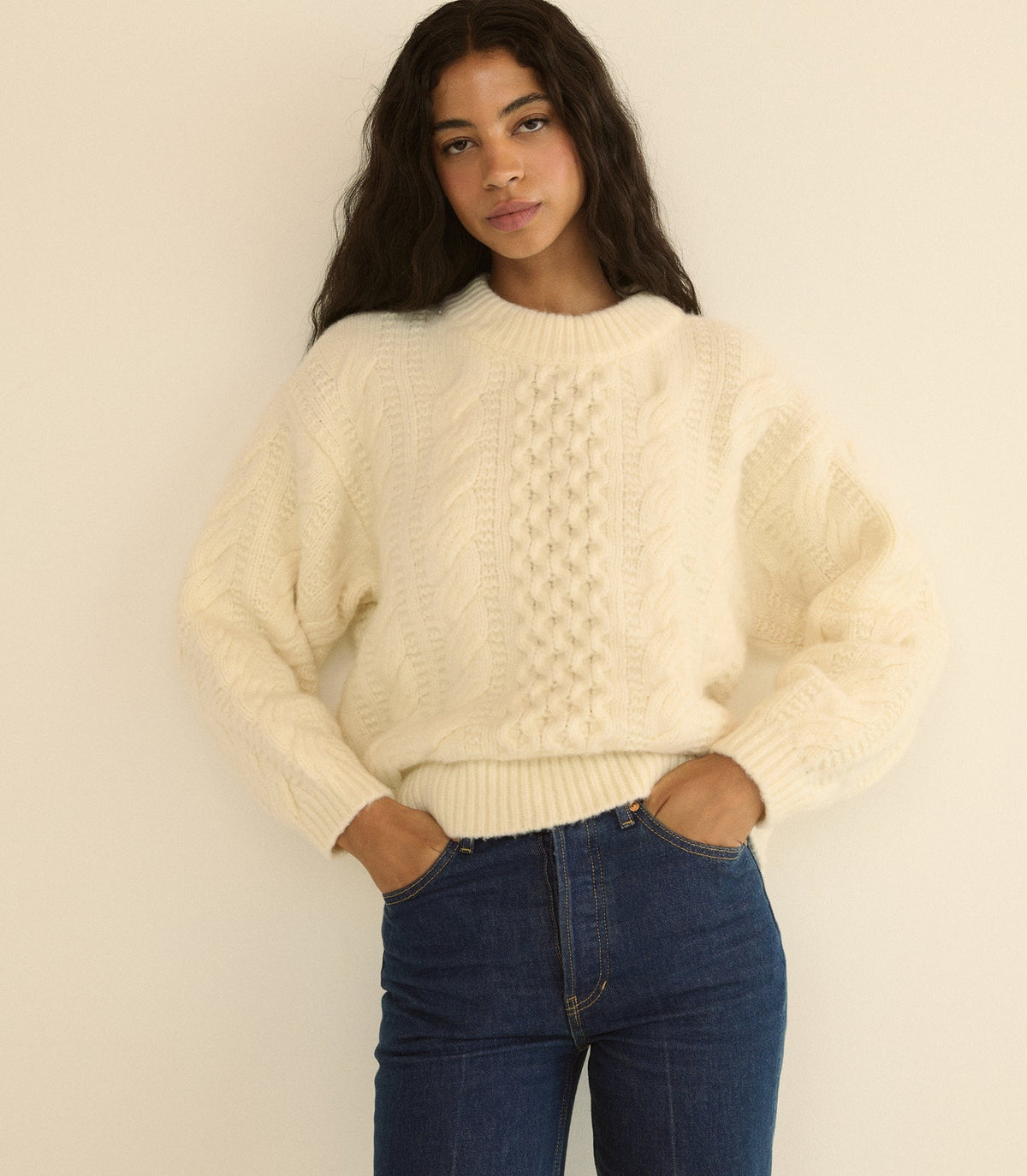 HALLSTATT SWEATER -- IVORY