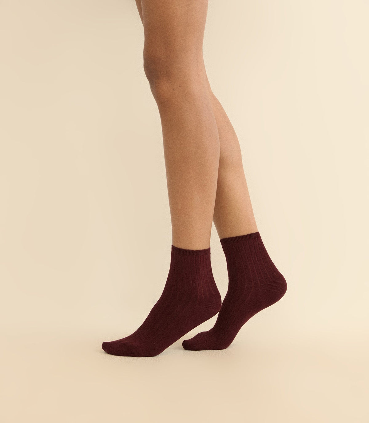 COLLÉGIEN LA MINI ANKLE SOCK -- BORDEAUX